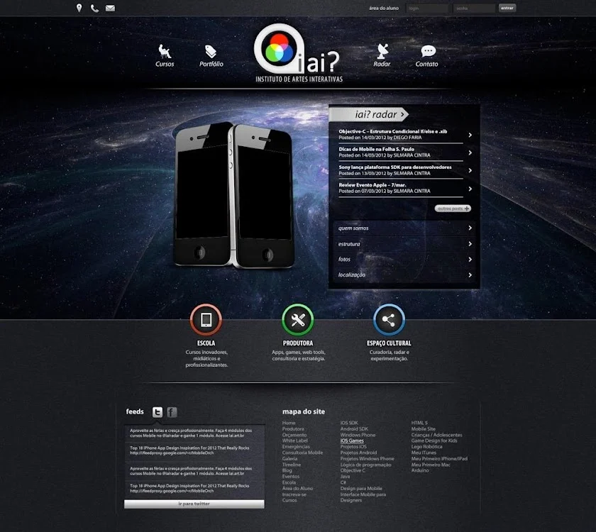Site do iAi? em 2012